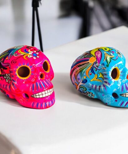 calaveras de barro mexicanas