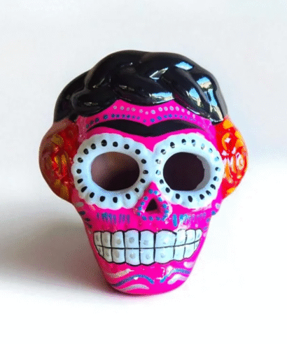 calaveras frida Kahlo artesanales
