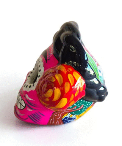 calaveras frida Kahlo artesanales