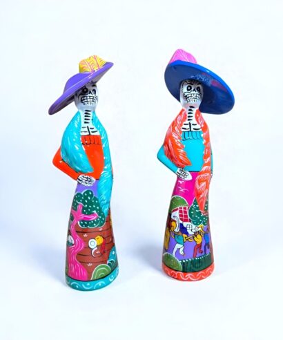 catrinas artesanales de barro