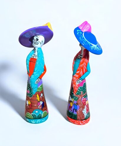 catrinas artesanales de barro