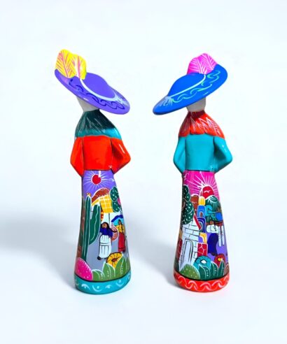 catrinas artesanales de barro