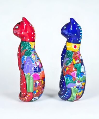 Alcancias de gato artesanales