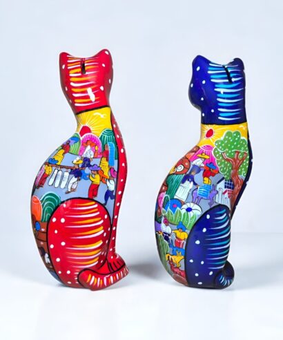 Alcancias de gato artesanales