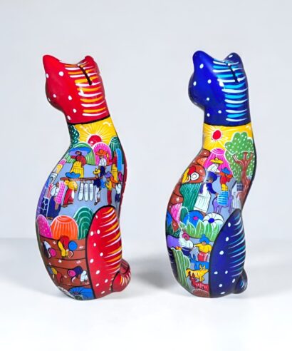 Alcancias de gato artesanales