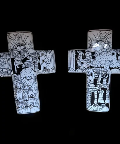 Cruces decorativas estilo mexicano