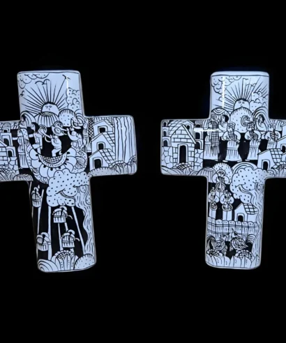 Cruces decorativas estilo mexicano